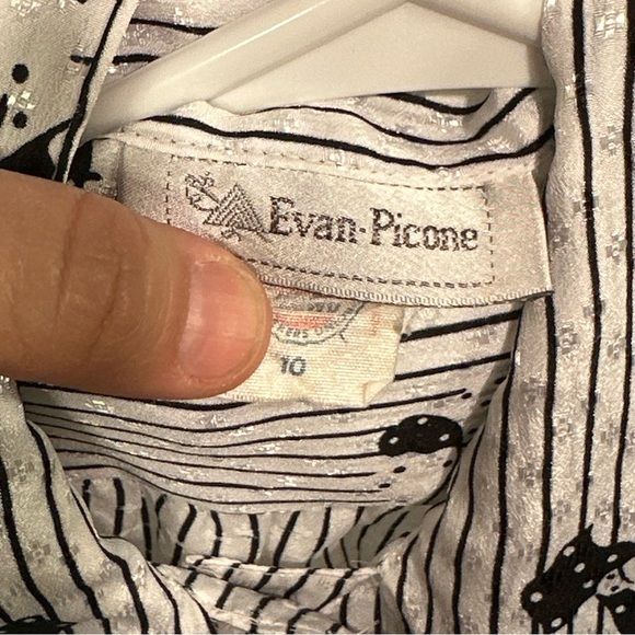 STYLE BUNDLE Women’s Vintage Bold Colorful Blazer Dress Shirt Print Red BW M L - Picture 10 of 16